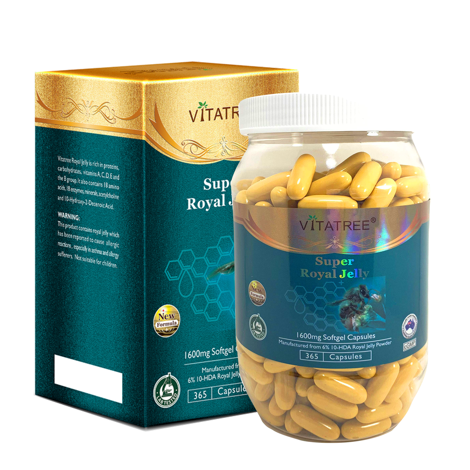 Sữa ong chúa Vitatree Super Royal Jelly 1600mg