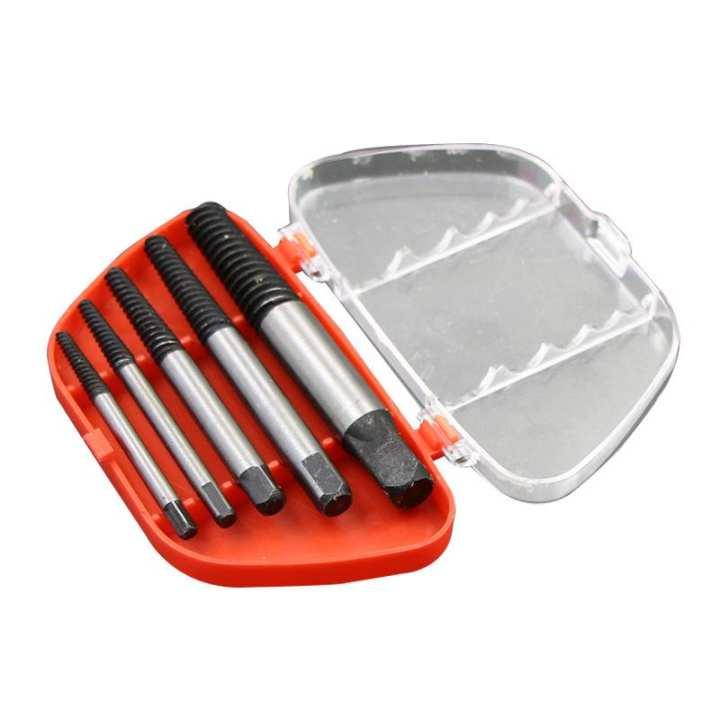 Bộ vặn mở lấy ốc vít gẫy mũi 5 chi tiết