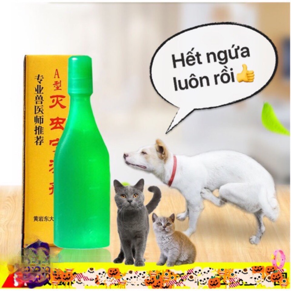 Thuốc nhỏ gáy trị ve giận cho chó mèo