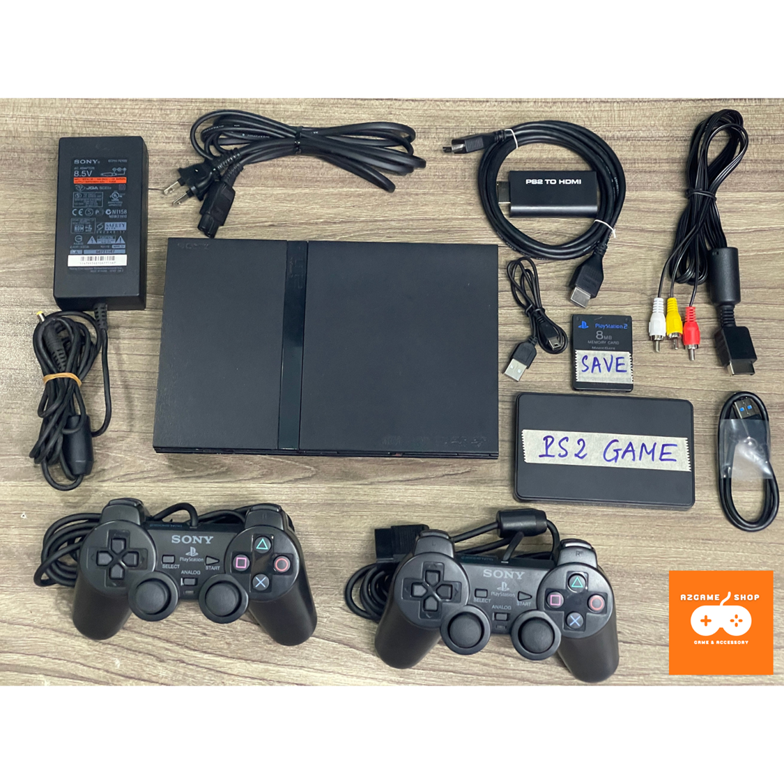 Máy Chơi Game PS2 SLIM 320GB Sẵn Game Full PS2 PS1 GBA SNES 4Nut... Đầy Đủ Phụ Kiện