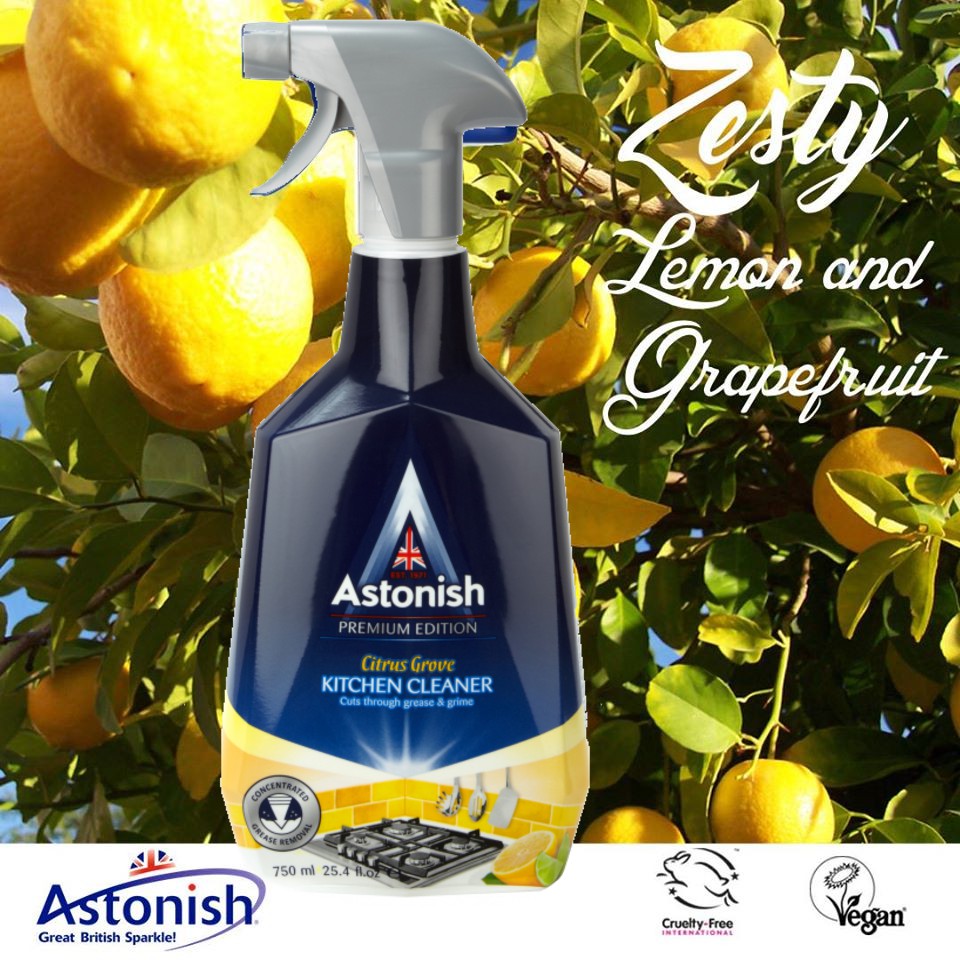 BÌNH XỊT TẨY RỬA ĐA NĂNG ASTONISH - BÌNH XỊT BẾP THÔNG MINH GIÚP ĐÁNH BAY MỌI VẾT BÁM, VẾT DẦU MỠ LÂU NGÀY, TẠO KHÔNG GIAN THOÁNG MÁT CHO GIA ĐÌNH