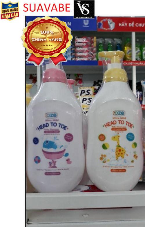 Sữa tắm gội toàn thân cho bé Oze 500ml