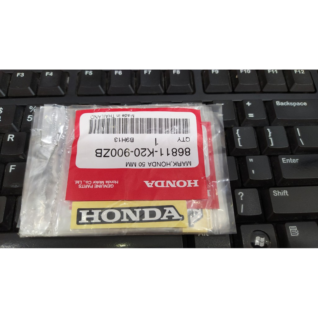 [HCM]Tem Dán Trang Trí Xe Máy Hàng Honda  86811-K20-900Zb