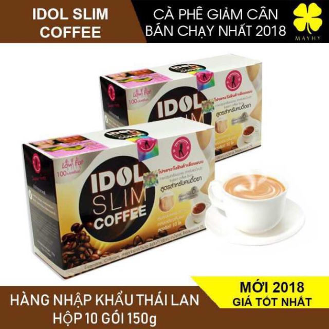 Combo 5 hop Cà phê giảm cân IDOL SLIM Thái Lan
