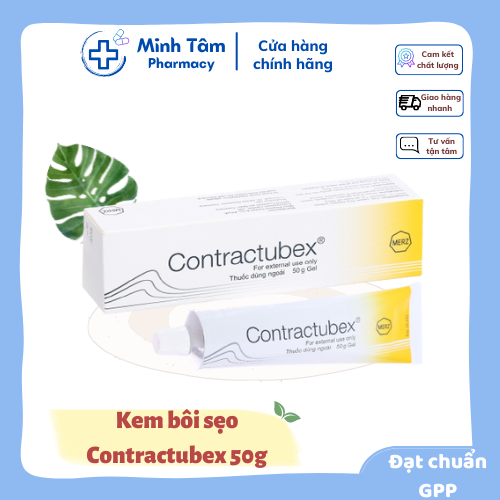 Kem bôi sẹo Contractubex hiệu quả số 1 tại Đức tuýp 10g