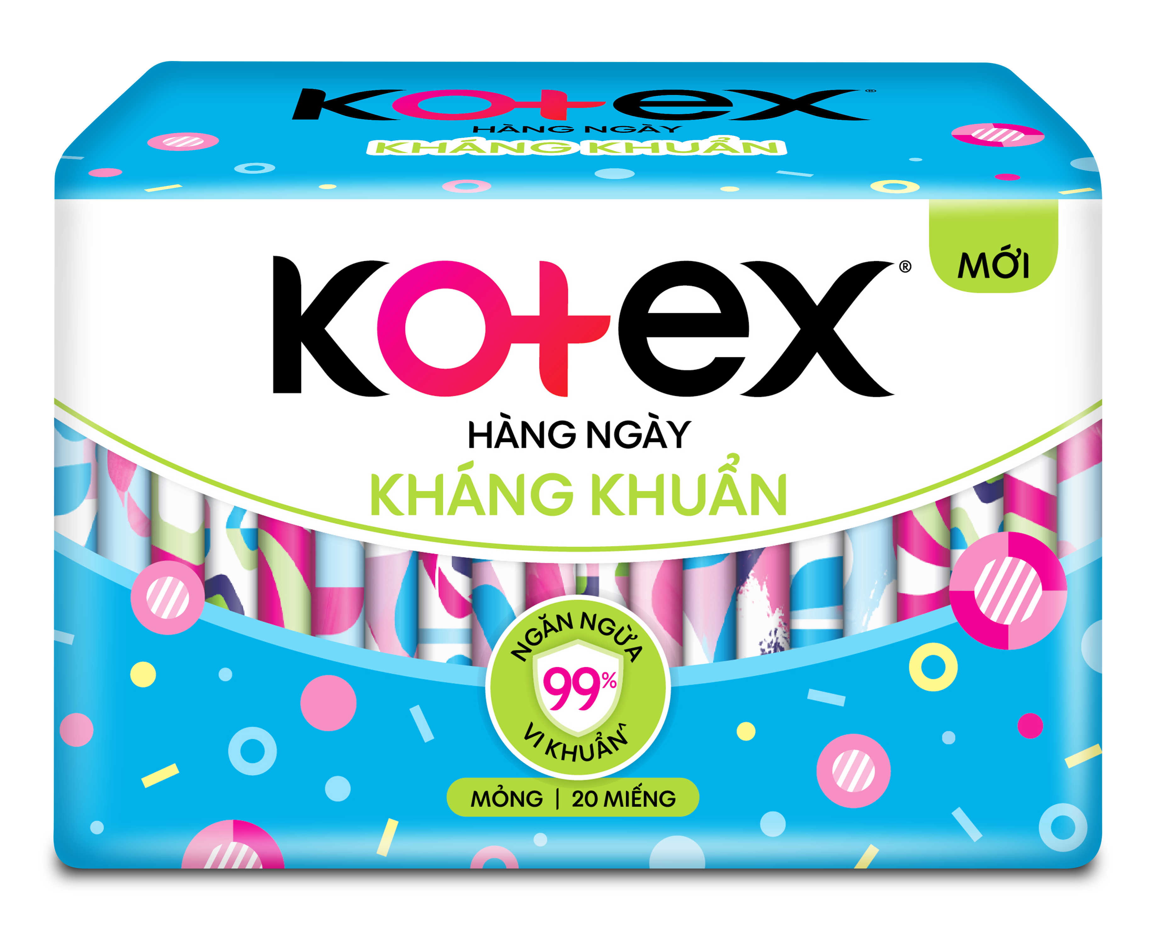 BVS Kotex Hằng ngày kháng khuẩn 20 miếng