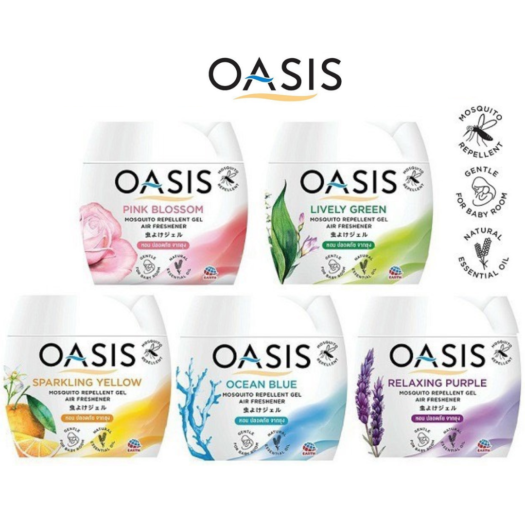 Thailand Oasis mosquito repellent wax 180g Oasis aromatherapy gel wax