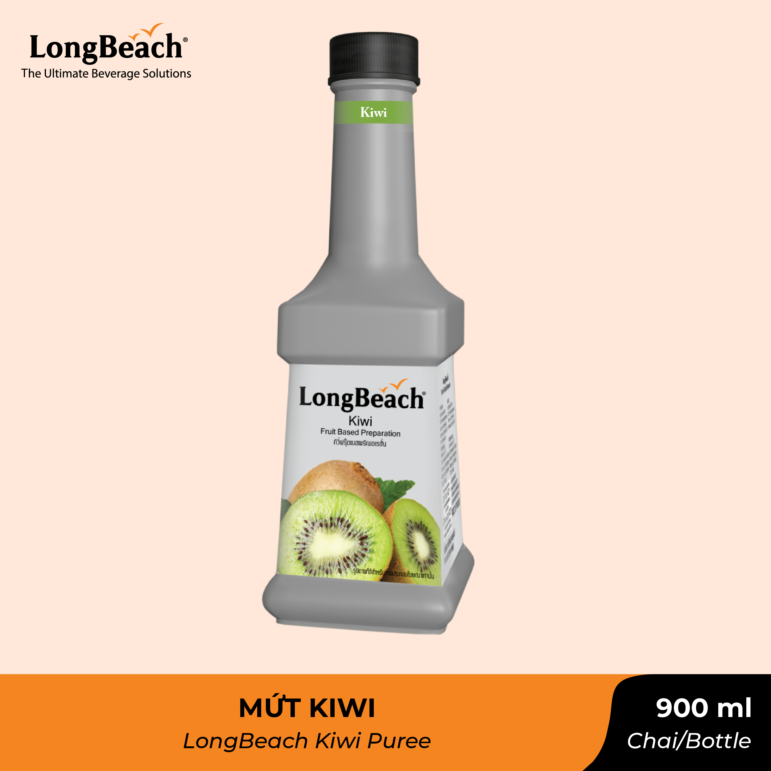 Mứt kiwi longbeach 900ml