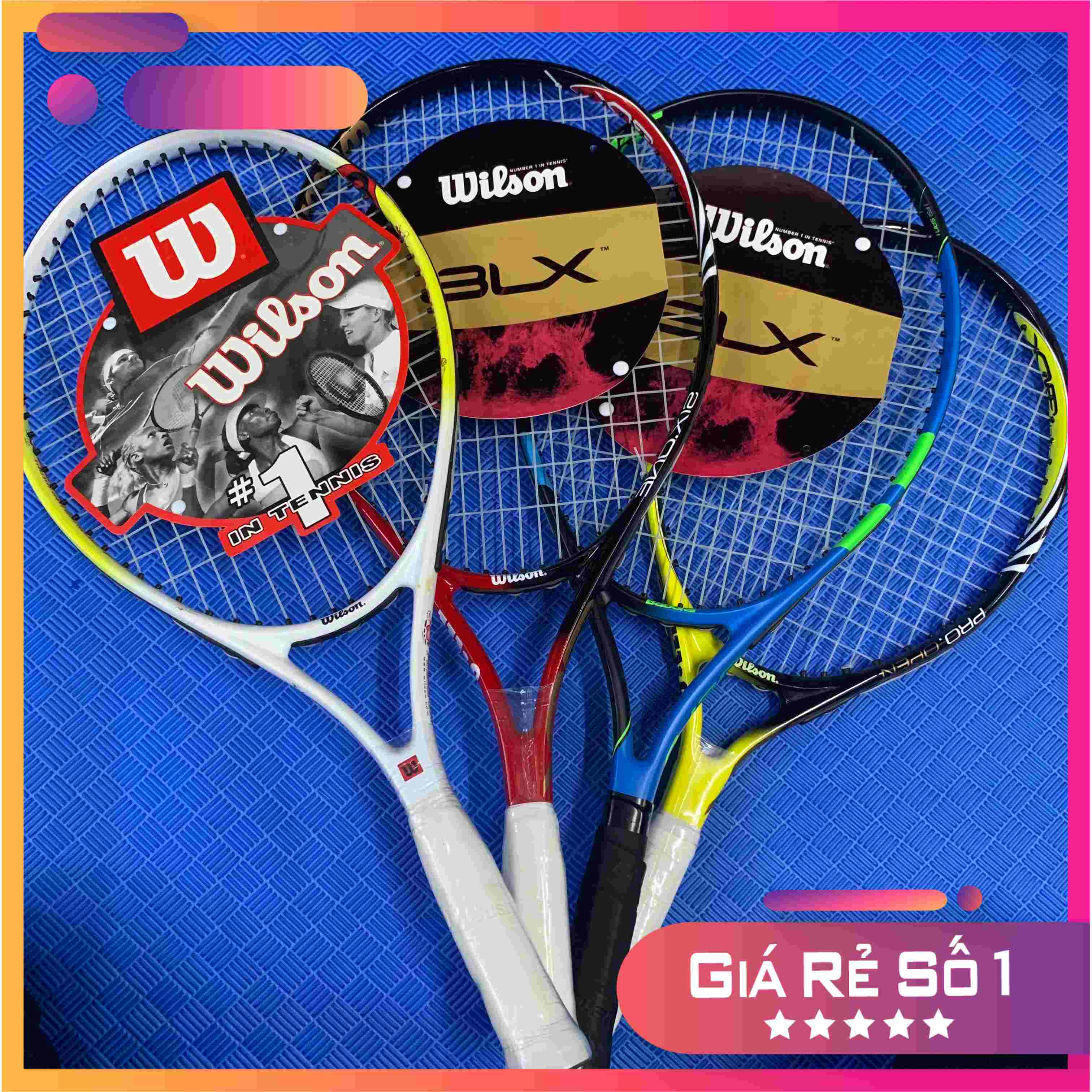 VỢT TENNIS TRẺ EM cao cấp tặng kèm túi, vợt Tennis cho bé hãng Wilson, Babolat - LYLYSPORTS