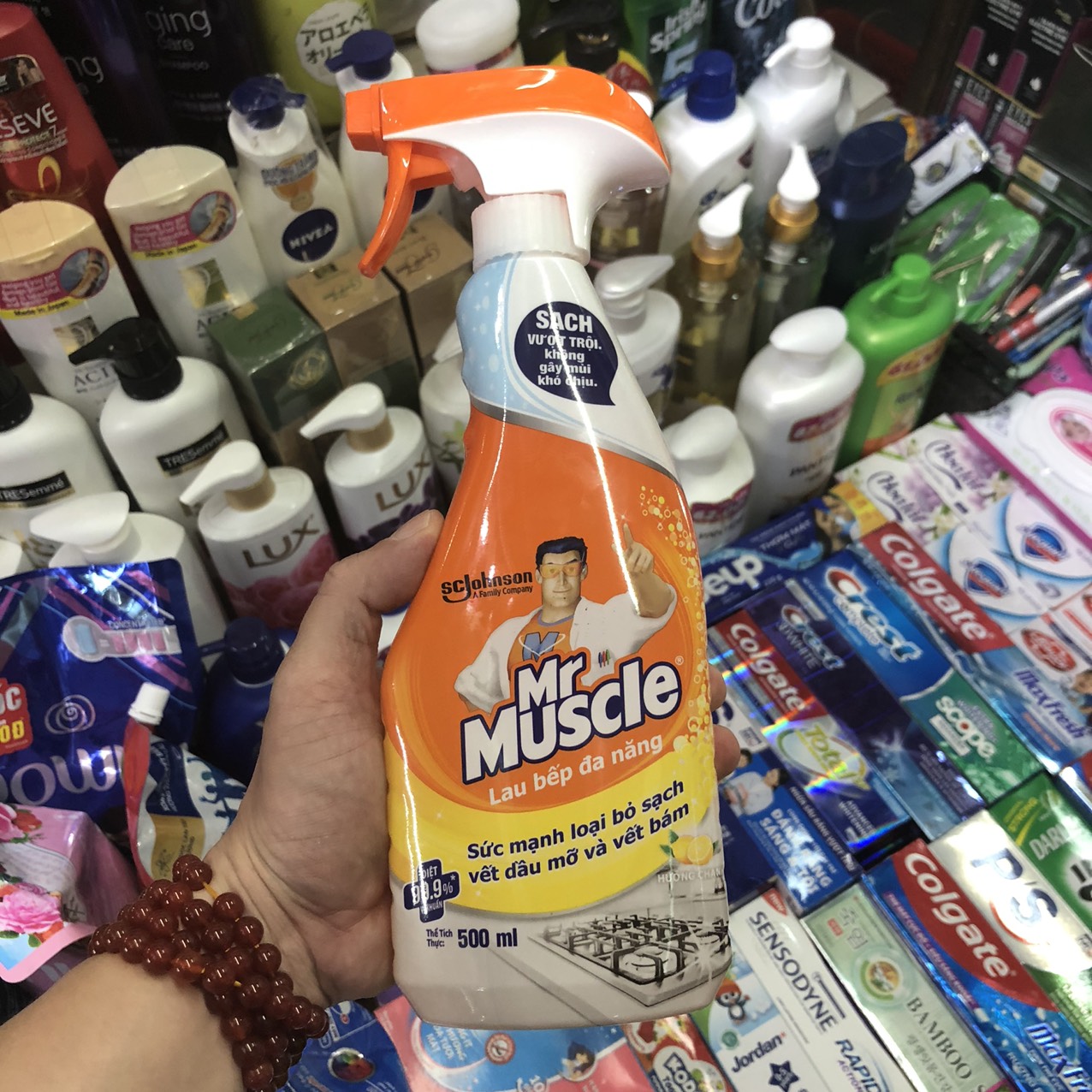 Lau bếp đa năng mr muscle 5in1 500ml