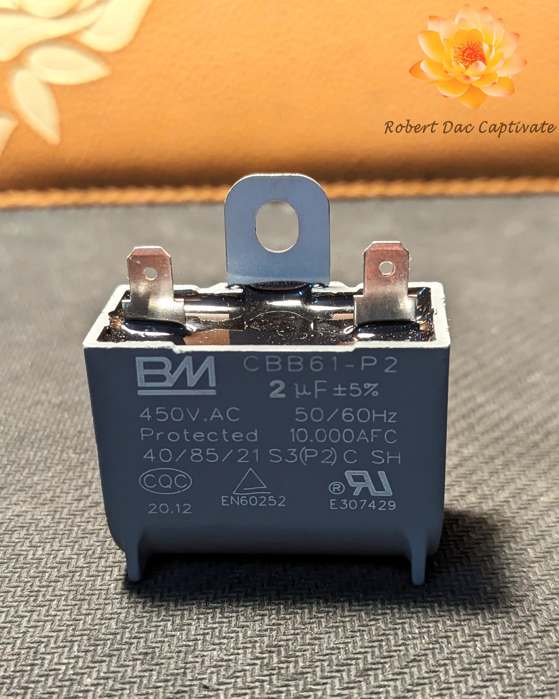 Tụ quạt 2µf chính hãng BM