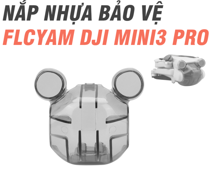 Nắp nhựa bảo vệ gimbal flycam mini3 3pro - bảo vệ camera và 2 cảm biến trước - Phụ kiện Flycam (Drone)