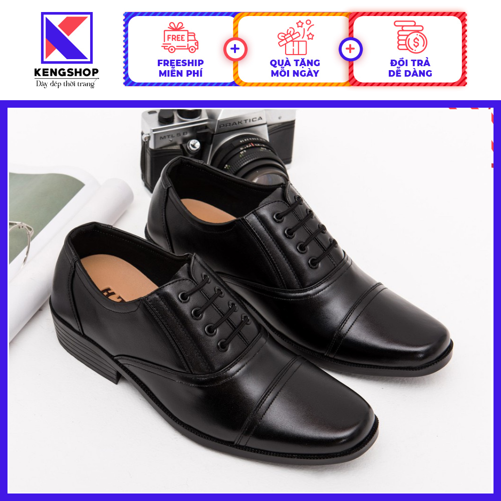[HCM]Giày Tây Nam Size từ 39 đến 43 Kiểu Dáng Lịch Lãm Thời Thượng Chất Liệu Da Tổng Hợp Mềm Mại Êm Chân Đế Cao Su Nhẹ Nhàng Chắc Chắn
