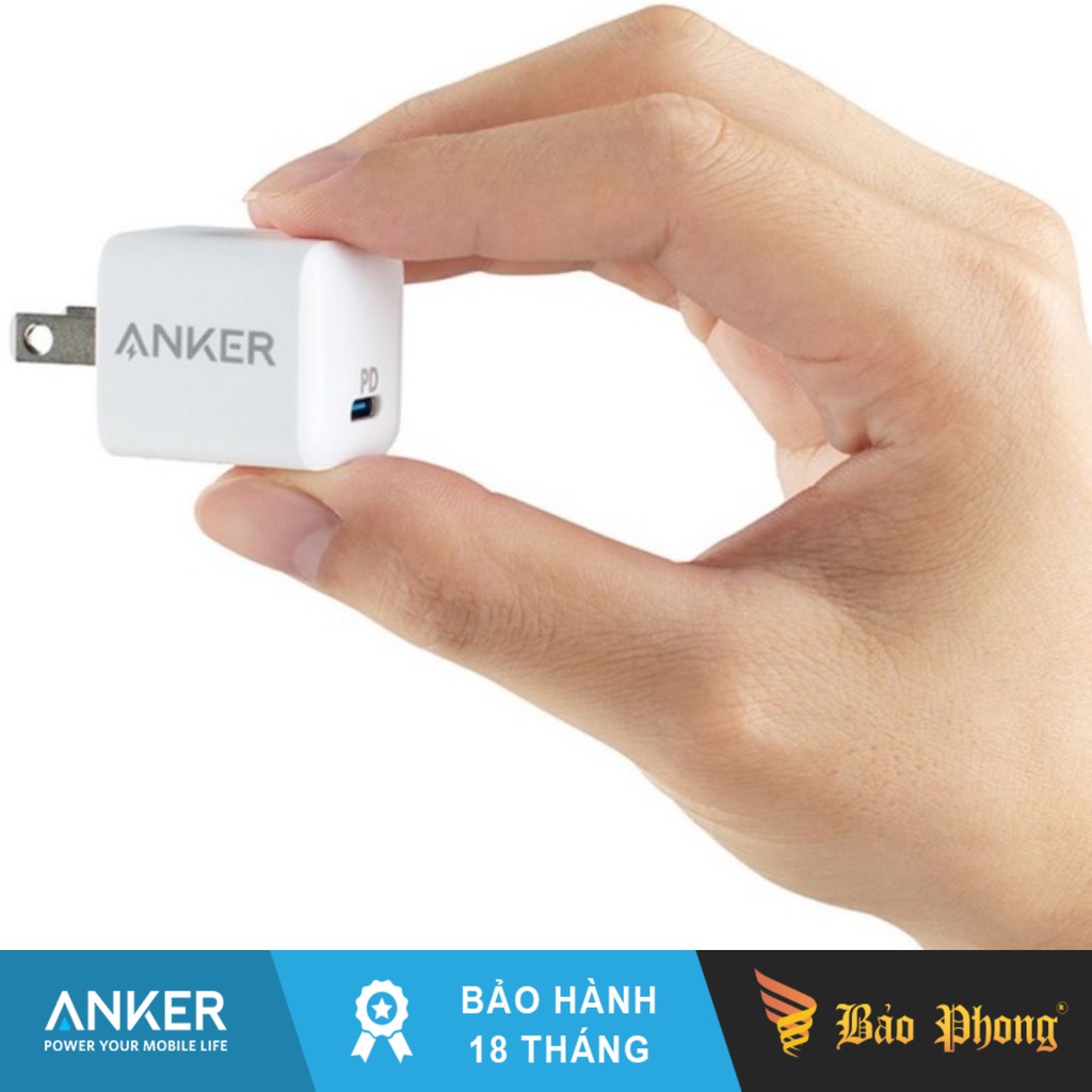 [Sản phẩm MỚI giá SIÊU HOT] Củ sạc nhanh ANKER A2716 Powercore Nano PD 18W