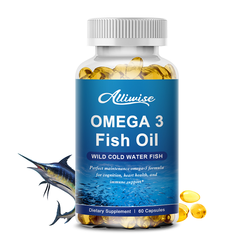Dầu cá ALLIWISE bao gồm Epa và Dha Triple Nutrition Diet Supplement để hỗ
