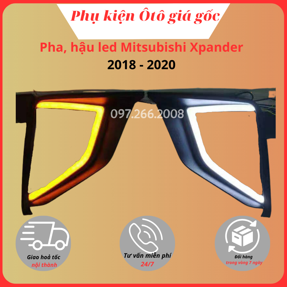 Đèn gầm trước, sau Mitsubishi Xpander 2018, 2019, 2020 led gầm xpander cao cấp