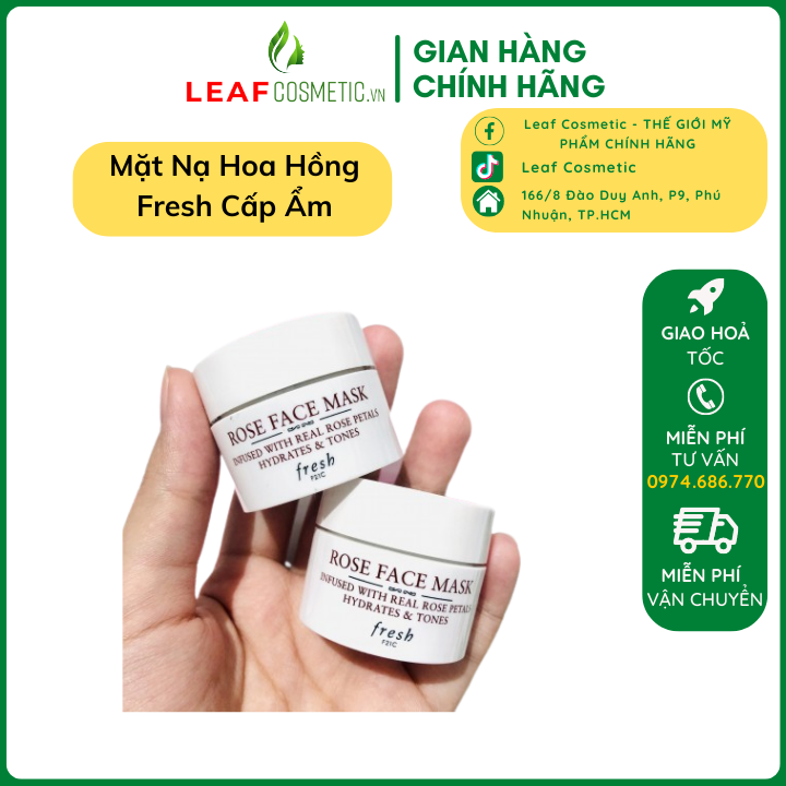 Mặt nạ fresh rose face mask