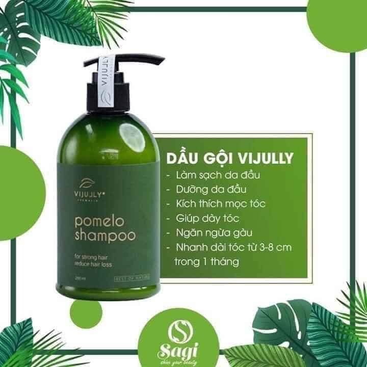 Dầu Gội Bưởi Cao Cấp ViJully HÀNG CHUẨN 1000%