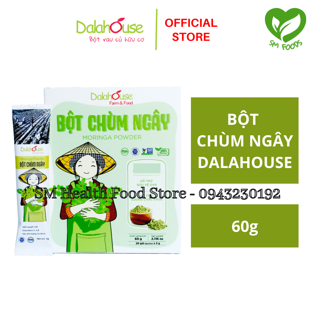 Bột chùm ngây sấy lạnh dalahouse 50g / 60g