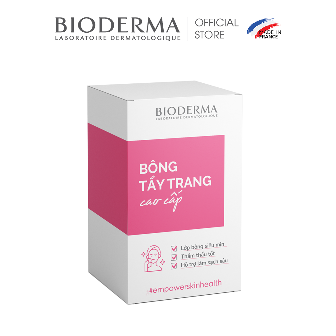[QUÀ TẶNG KHÔNG BÁN] Bông tẩy trang cao cấp Bioderma 50 miếng