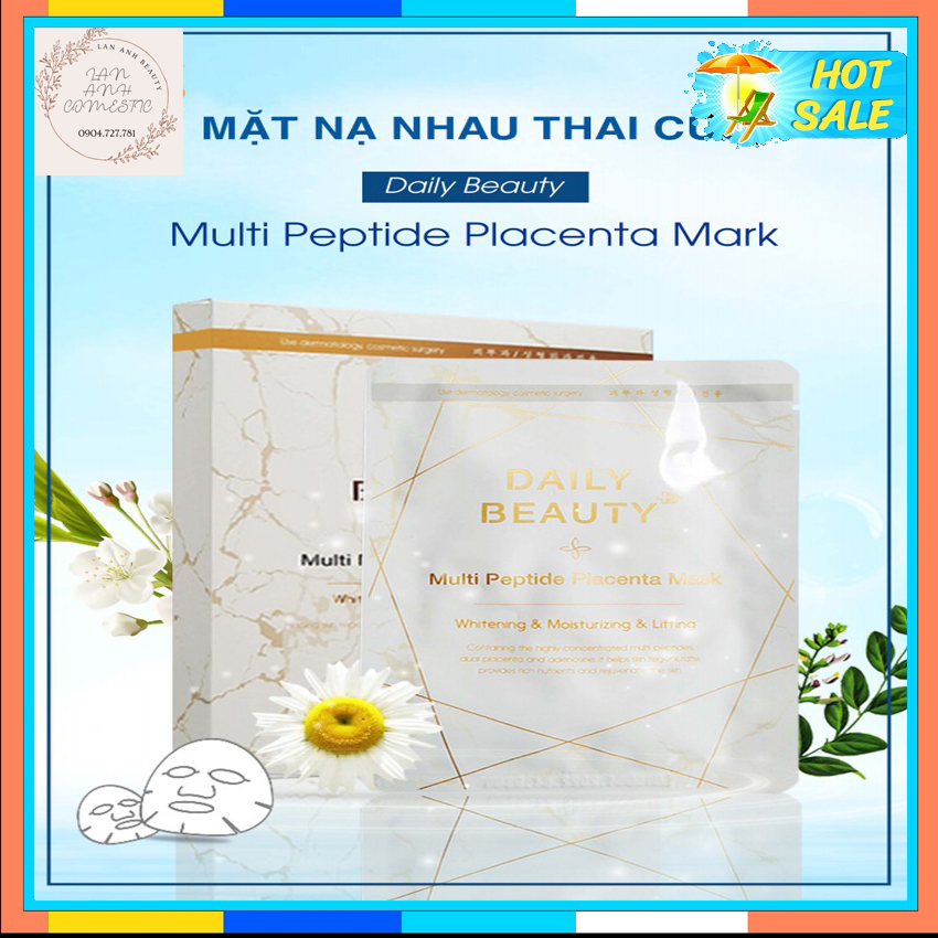 Mặt Nạ Nhau Thai Cừu ❤Mặt Nạ Nhau Thai Cừu Multi Peptide Placenta Mask