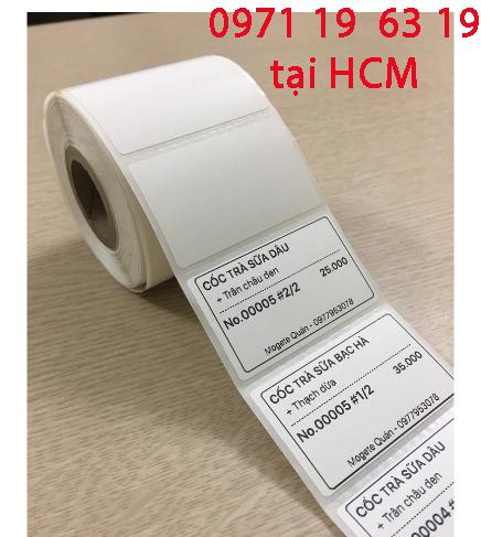 Giấy in tem - khổ 50 * 30
