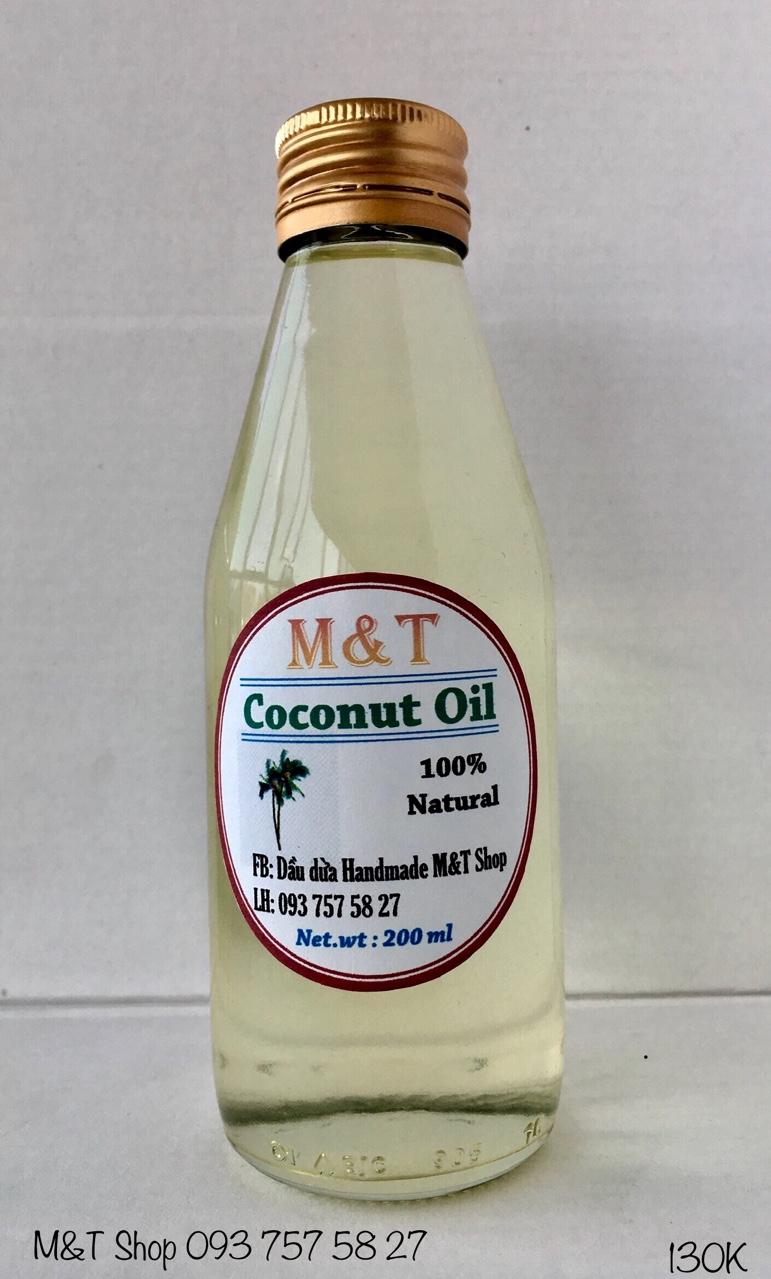 [HCM]Dầu dừa nguyên chất 200ml