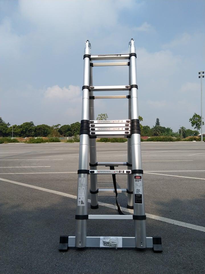 Thang Nhôm Rút Chữ A 4.4M