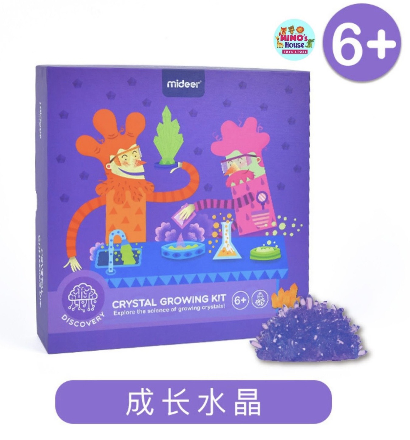 ( SIÊU GIẢM GIÁ ) Bộ Trò Chơi Khoa Học Sự Hình Thành Của Pha Lê Crystal Growing kit – Chính  hãng Mideer - MD0126