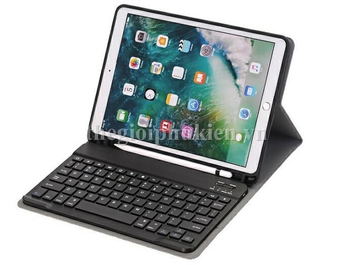Bao da kèm bàn phím cho ipad 9.7 in , air 1 , air 2 , new ipad 2018 , gen 6 , gen 5 , ipad pro 9.7 kết nối bluetooth
