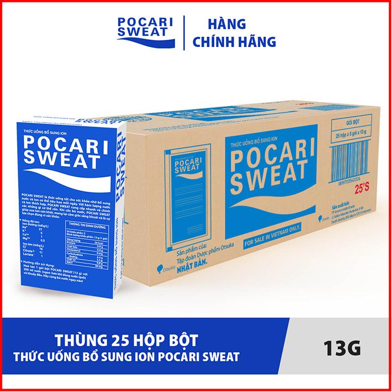 Thức uống bổ sung Ion Bột Pocari Pocari Sweat dạng bột 5 gói - NMOFF