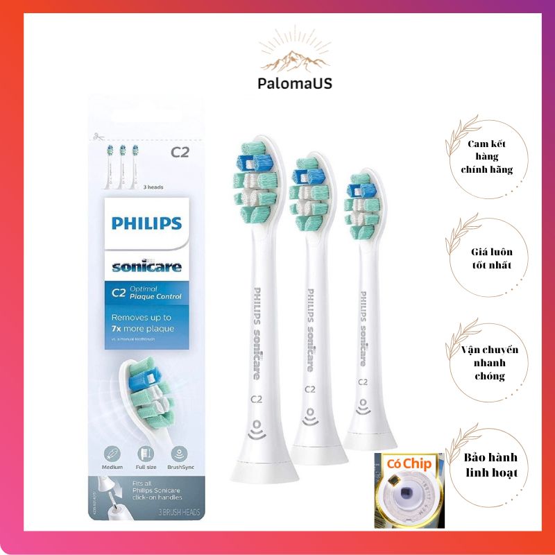 Đầu bàn chải điện Philips Sonicare C2 Optiaml