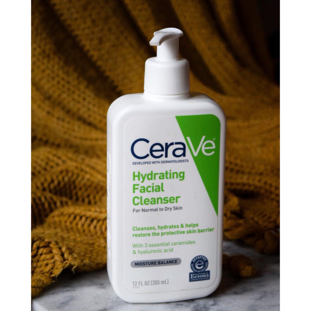 Sữa rửa mặt cerave Hydrating Cleanser For Normal To Dry Skin 355ml