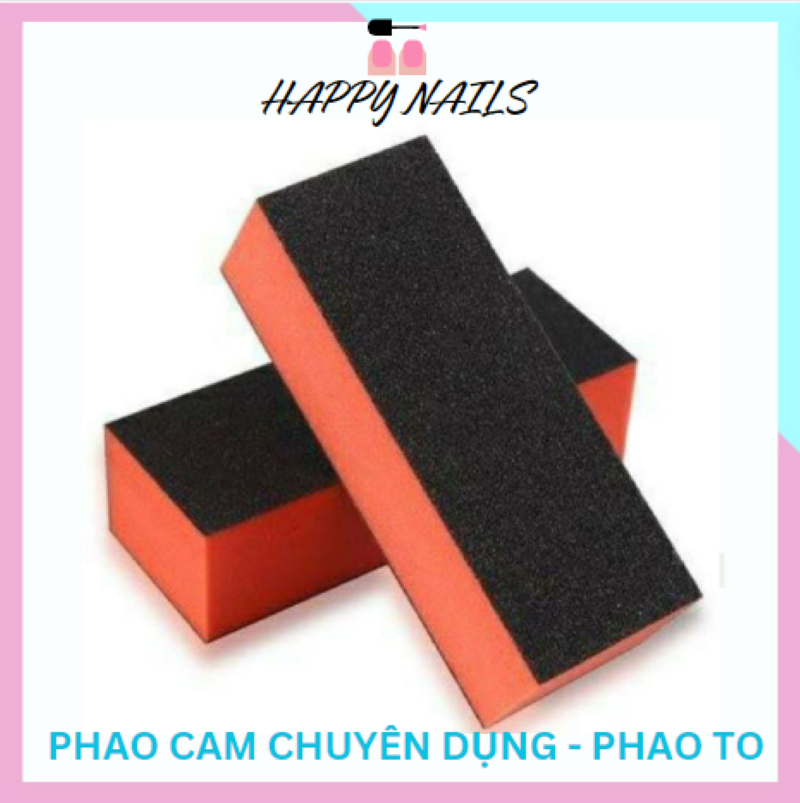 Phao dũa móng chà mịn , Phào cam, chà móng 4 mặt nhám thô, mặt phào cát mài dũa mịn cực nhanh - chuyên dụng cho dân làm móng