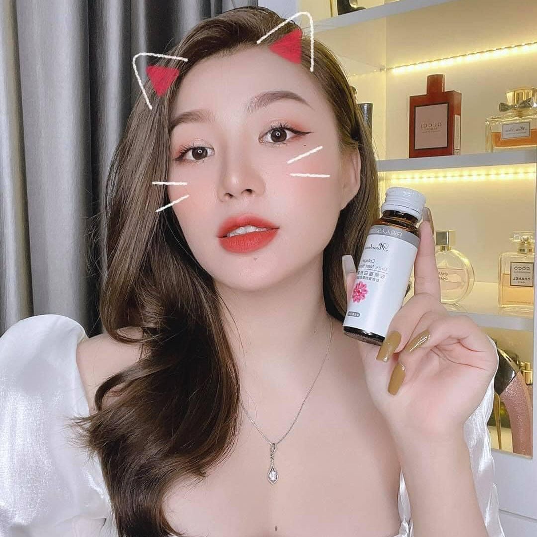 NƯỚC UỐNG TRẮNG DA COLLAGEN YẾN ROSE BEAUTY CHÍNH HÃNG HỘP 8 CHAI