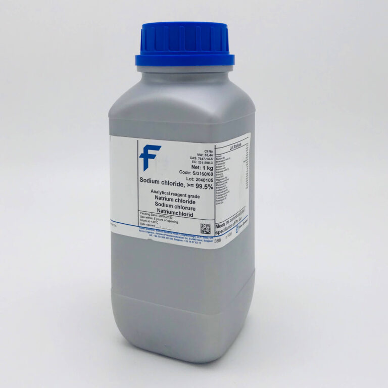 Hóa chất Sodium Chloride NaCl 99.5%, AR, Fisher
