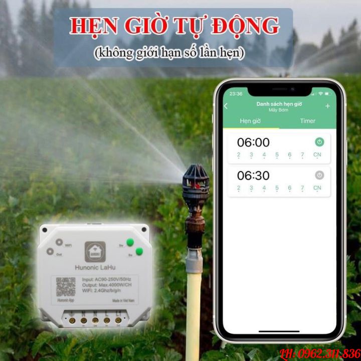 Công Tắc Điều Khiển Từ Xa Wifi LaHu 1,2,4 Kênh