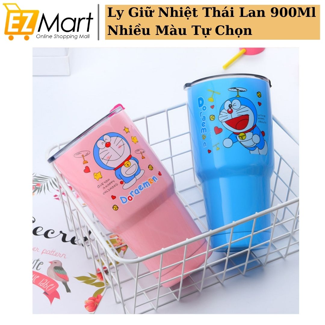 Ly giữ nhiệt inox thái lan 900ml nhiều màu cho khách hàng lựa chọn, li giữ nhiệt thái lan đủ các màu, Ly Giữ Nhiệt Inox 304 2 Lớp Ly Giữ Nhiệt Nắp Chống Trào Thái Lan Cao Cấp + Tặng Kèm Full Phụ Kiện( Túi Đựng + Bộ Ống Hút Inox Cao Cấp)