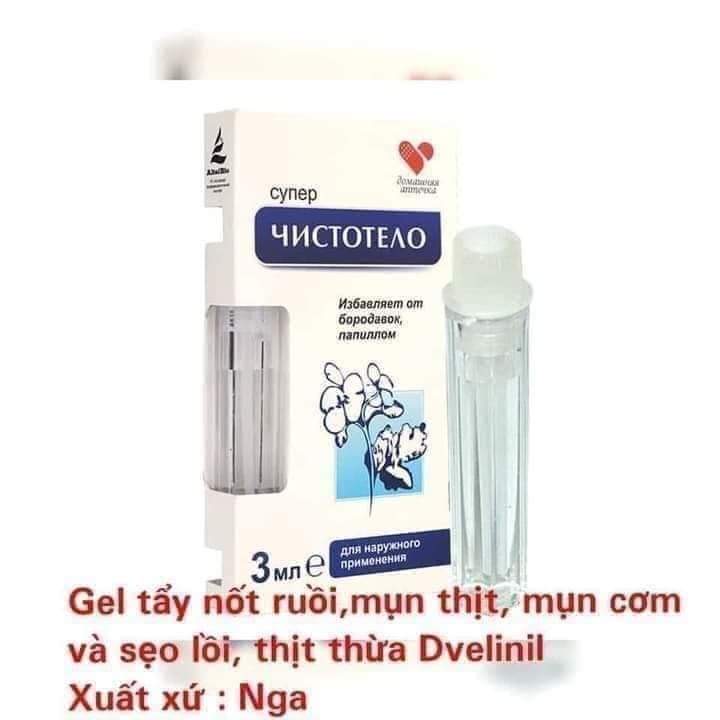 [SALE][CAM KẾT 100% CHÍNH HÃNG] Gel tẩy nốt ruồi  mụn cơm, mụn cóc DVELINIL NGA HNBEATY