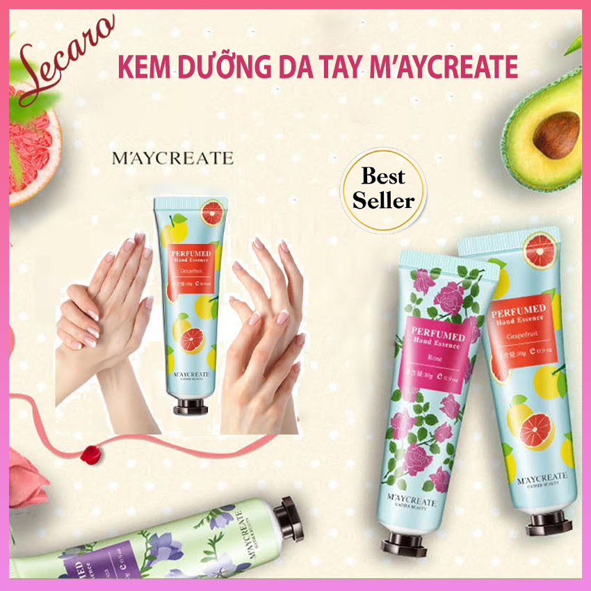 [HCM]Kem Dưỡng Da Tay Maycreate Nhiều Mùi Chống Lão Hoá Da Kem Phù Hợp Với Mọi Loại Da Kem Dưỡng Da Giúp Da Mịn Màng Không Khô Nứt Nẻ Mềm Mịn LECARO
