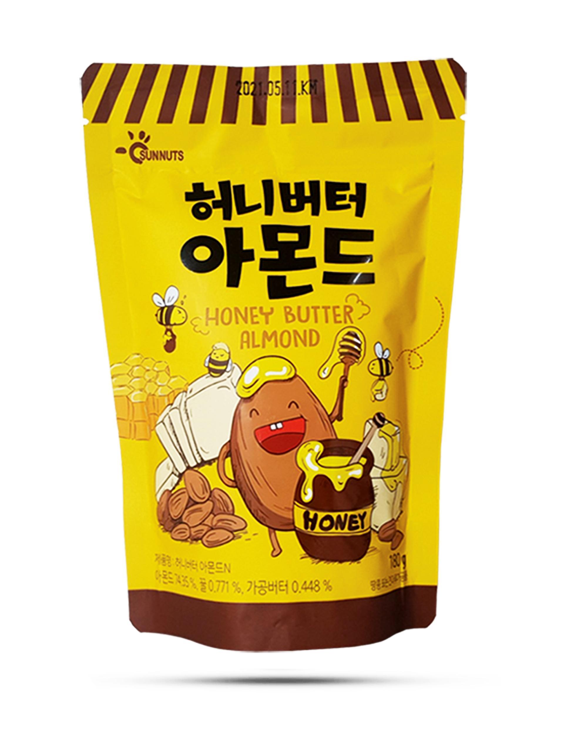 Hạnh nhân tẩm bơ mật ong 180g nhập khẩu Hàn Quốc