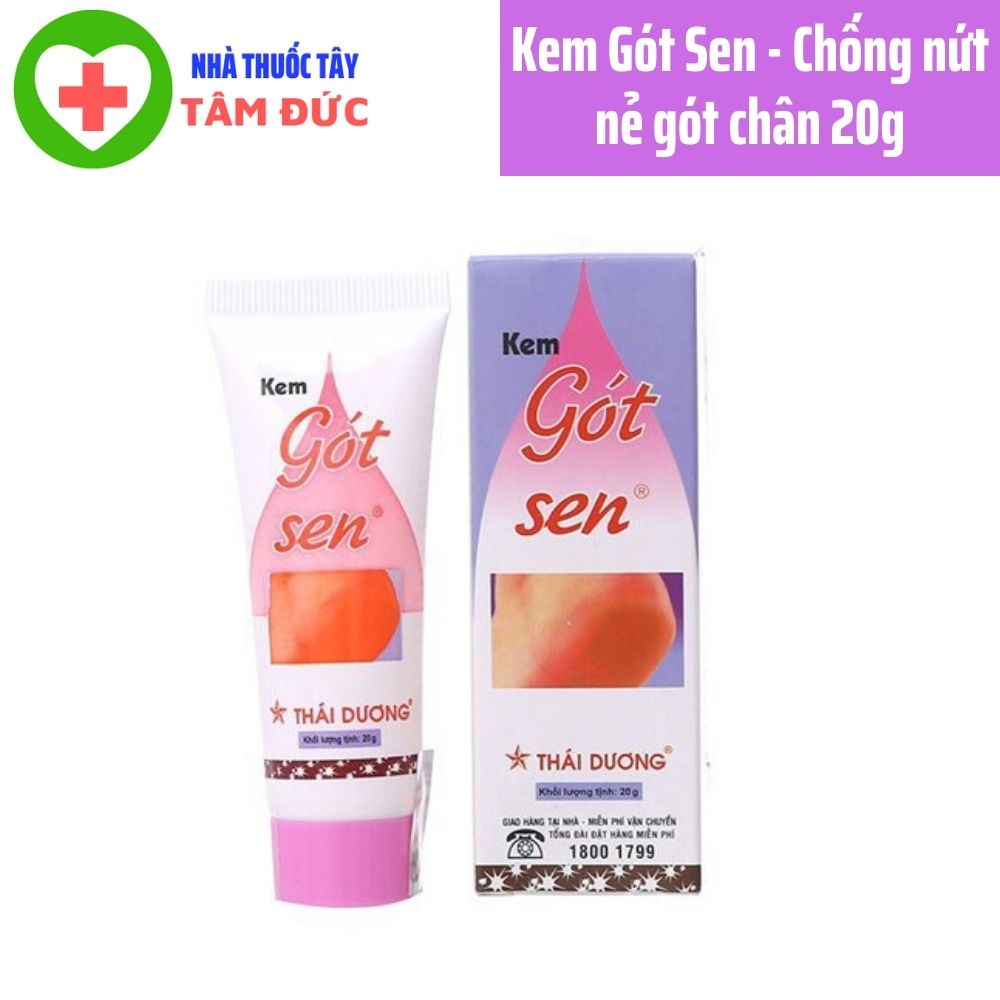 Kem Gót Sen - Sao Thái Dương chống nứt nẻ gót chân 20g