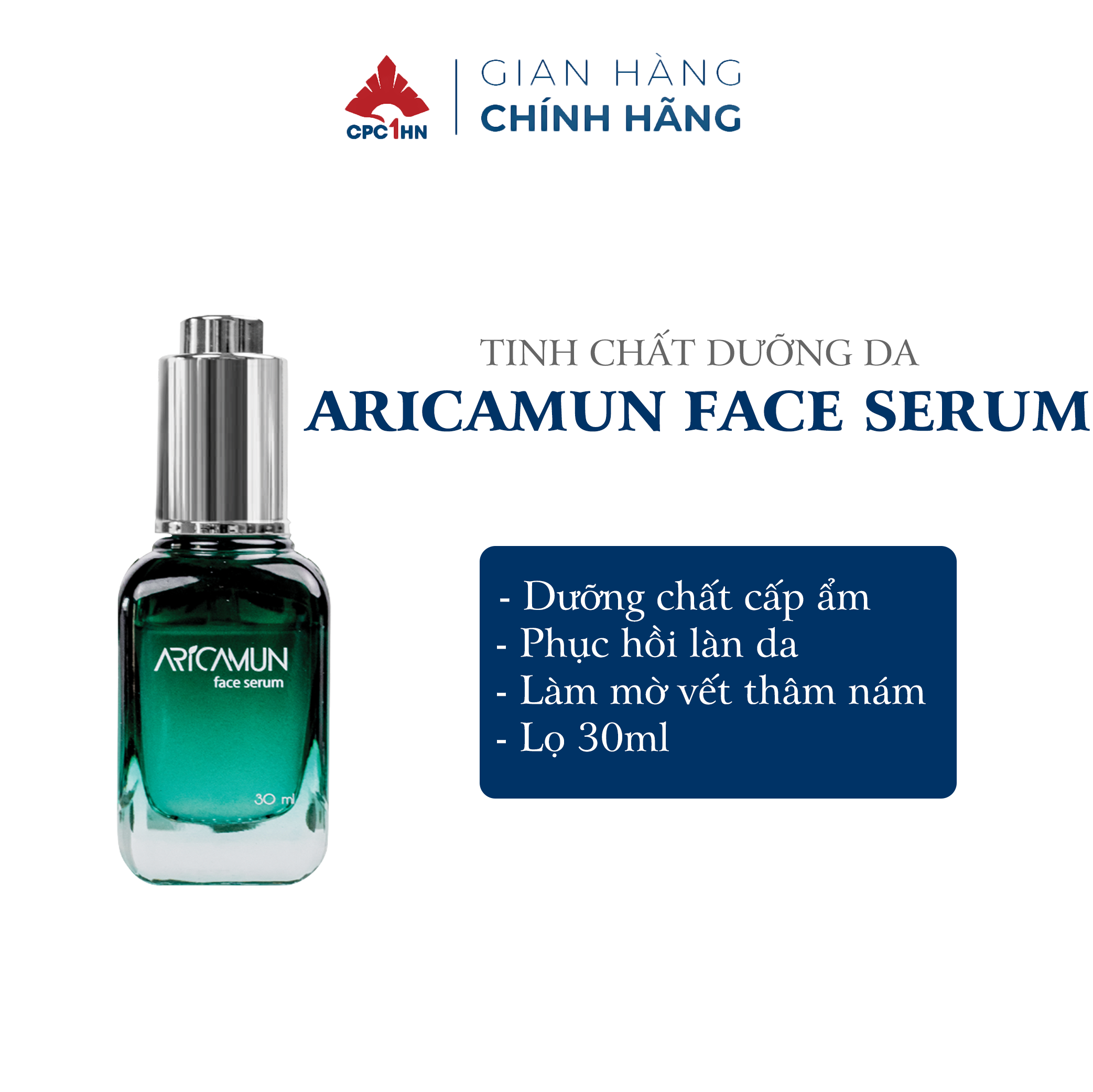 Tinh chất dưỡng da Aricamun face serum phục hồi làm trắng da