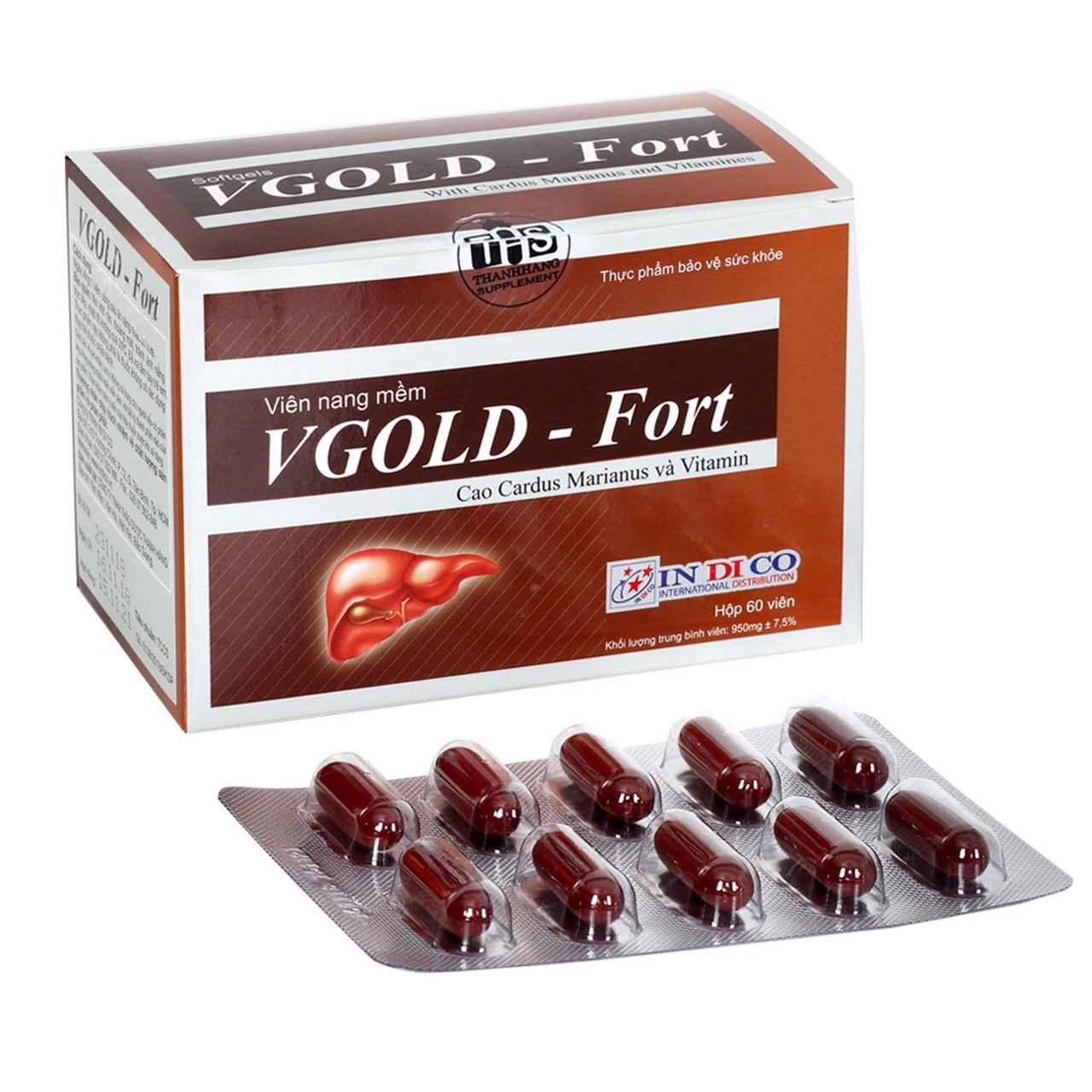 Vgold fort - tăng cường chức năng gan