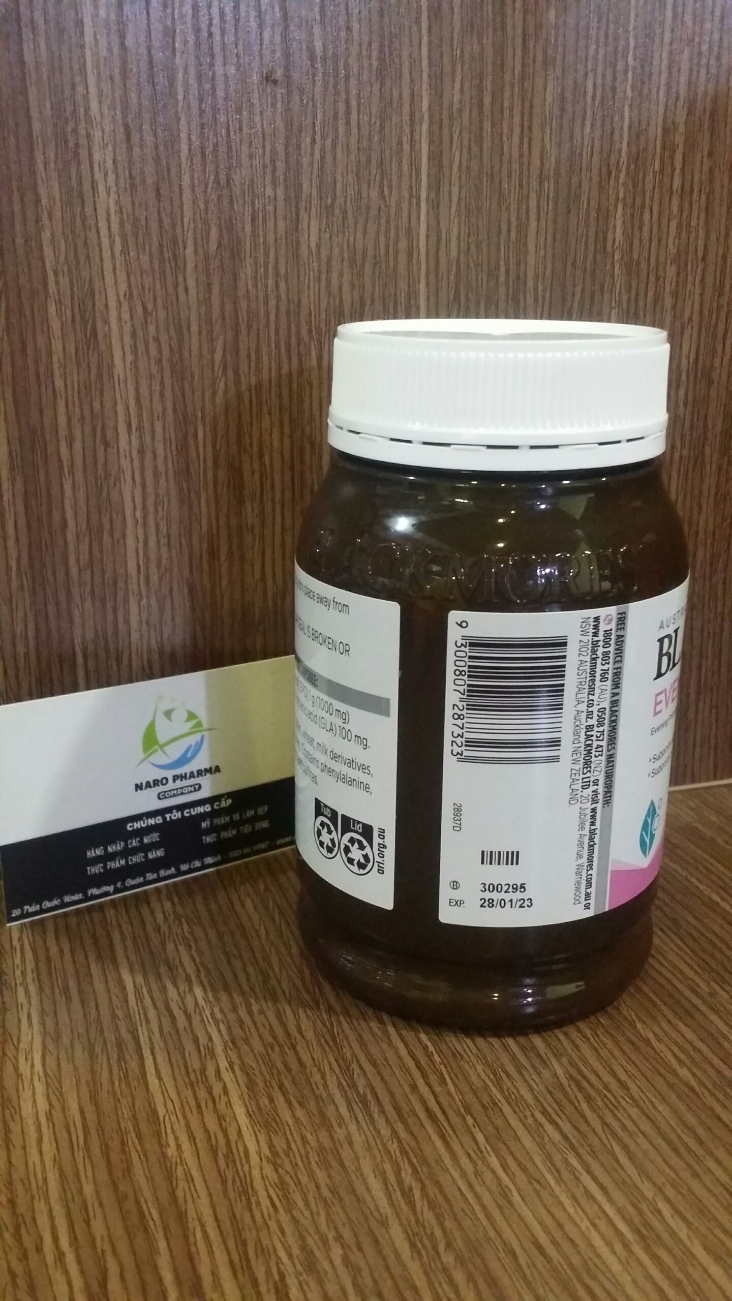 Tinh Dầu Hoa Anh Thảo Blackmores Evening, 190 viên Mẫu Mới