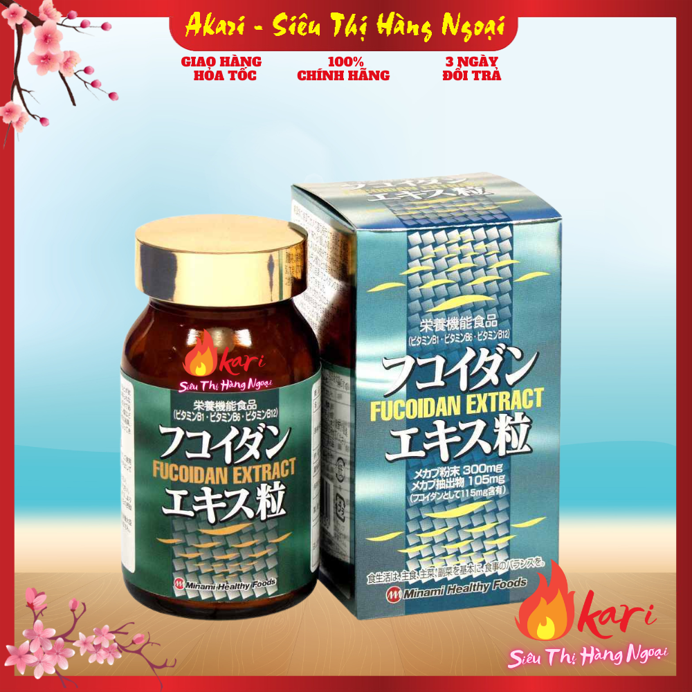 Viên uống hỗ trợ ung thư Minami Okinawa Fucoidan Extract 240 viên