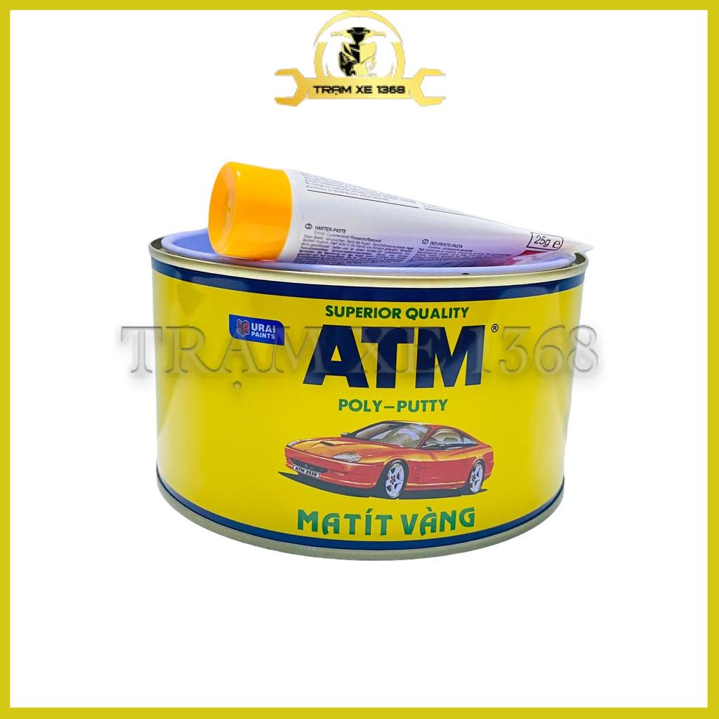 Bột chét matit vàng atm lon 1kg