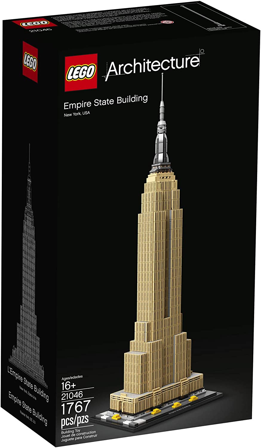 BRICK4U - LEGO  ARCHITECTURE – 21046 – TÒA NHÀ EMPIRE STATE - EMPIRE STATE BUILDING