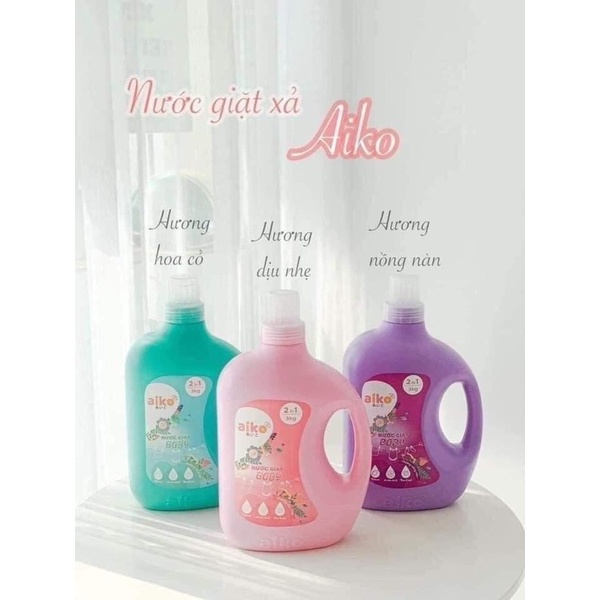 Nước giặt aiko baby 2 in 1