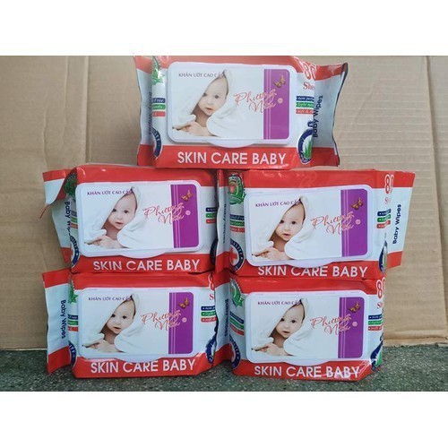 Combo 10 gói khăn ướt cao cấp phương nam 80g Baby Wipes